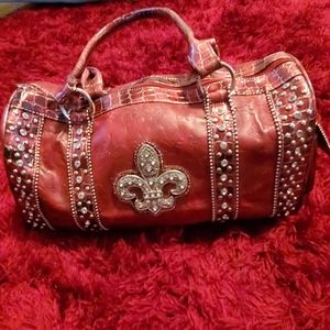 Dazzled red shoulder bag